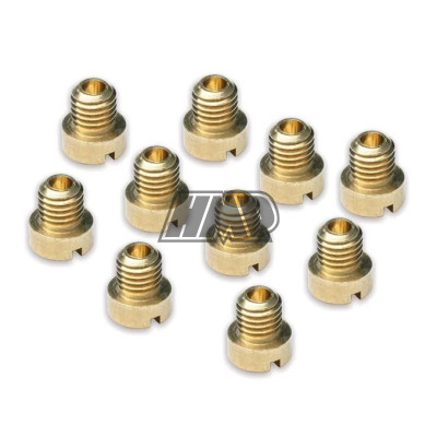 Kit 10 giglers carburador DELLORTO 5 mm 50 ao 72 - DELLORTO